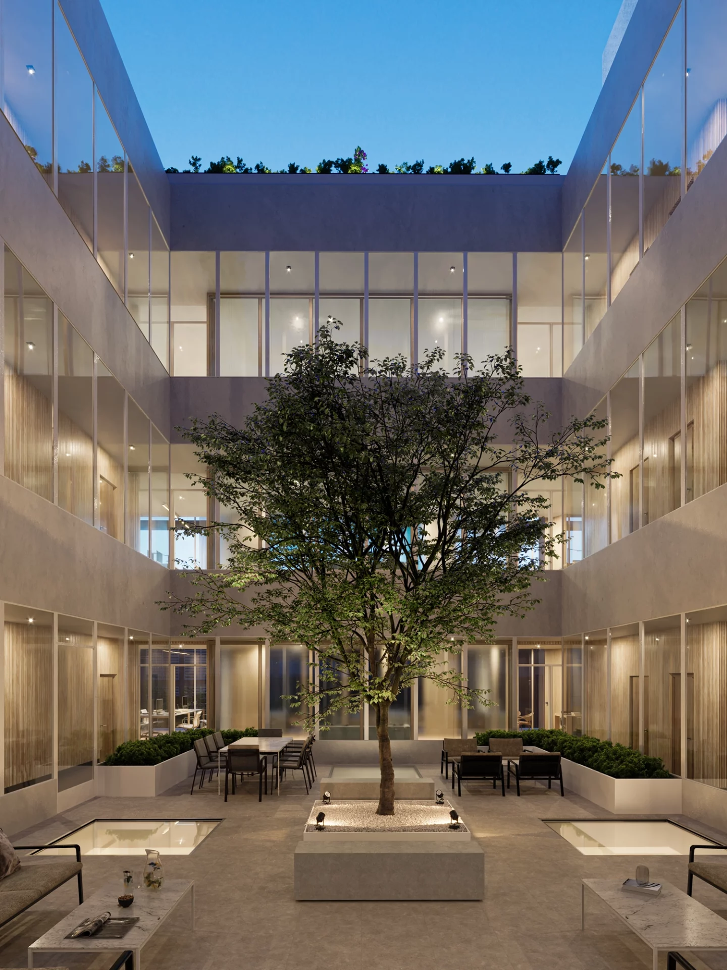 Bizzi & Partners_The Fifth Miami Beach courtyard